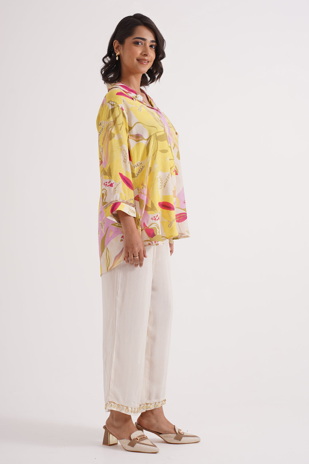 Sunset Bloom Muslin Co-ord Set
