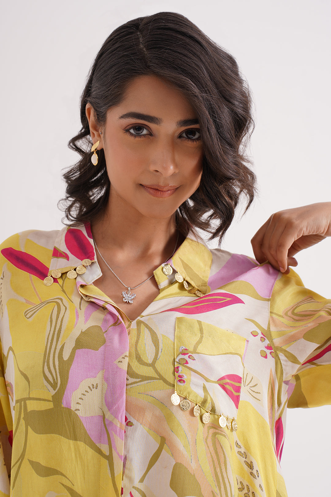 Sunset Bloom Muslin Co-ord Set