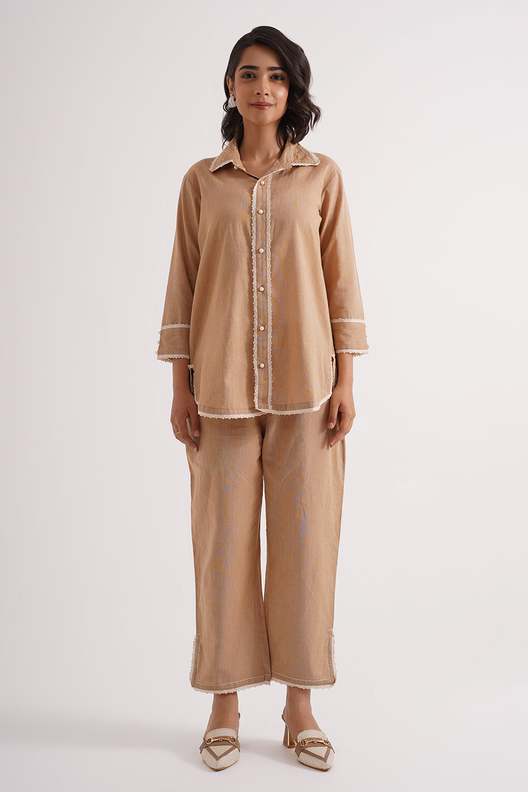 Caramel Cotton Co-ord Set