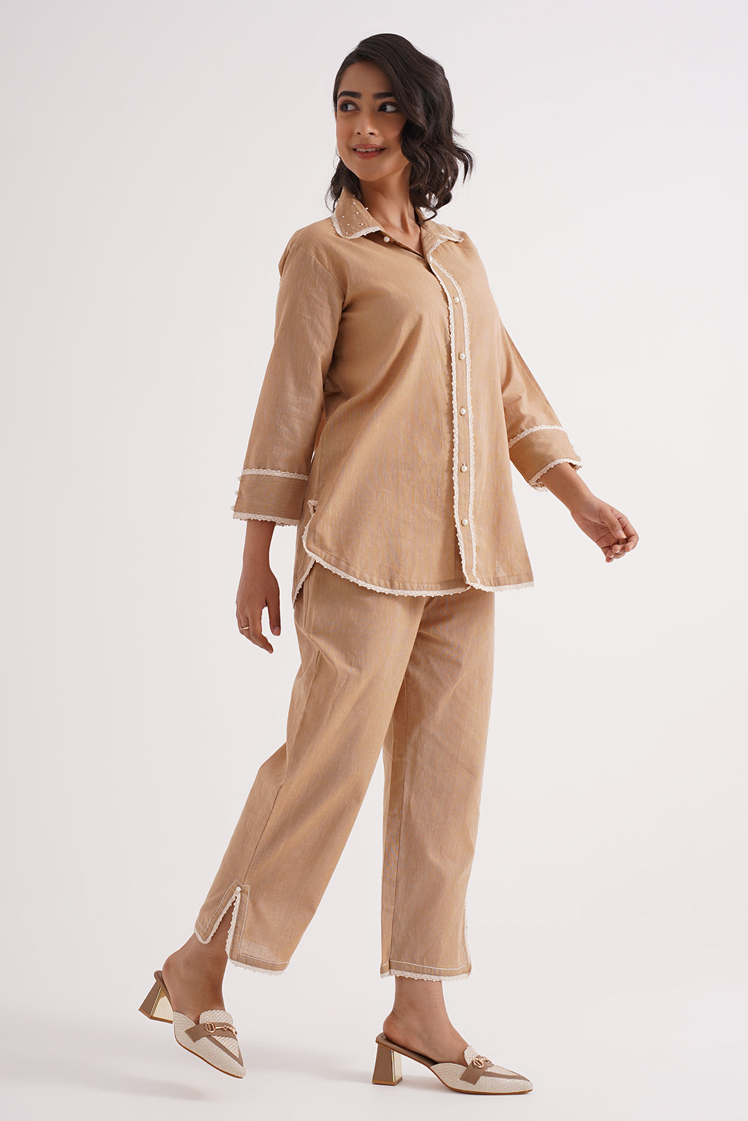Caramel Cotton Co-ord Set