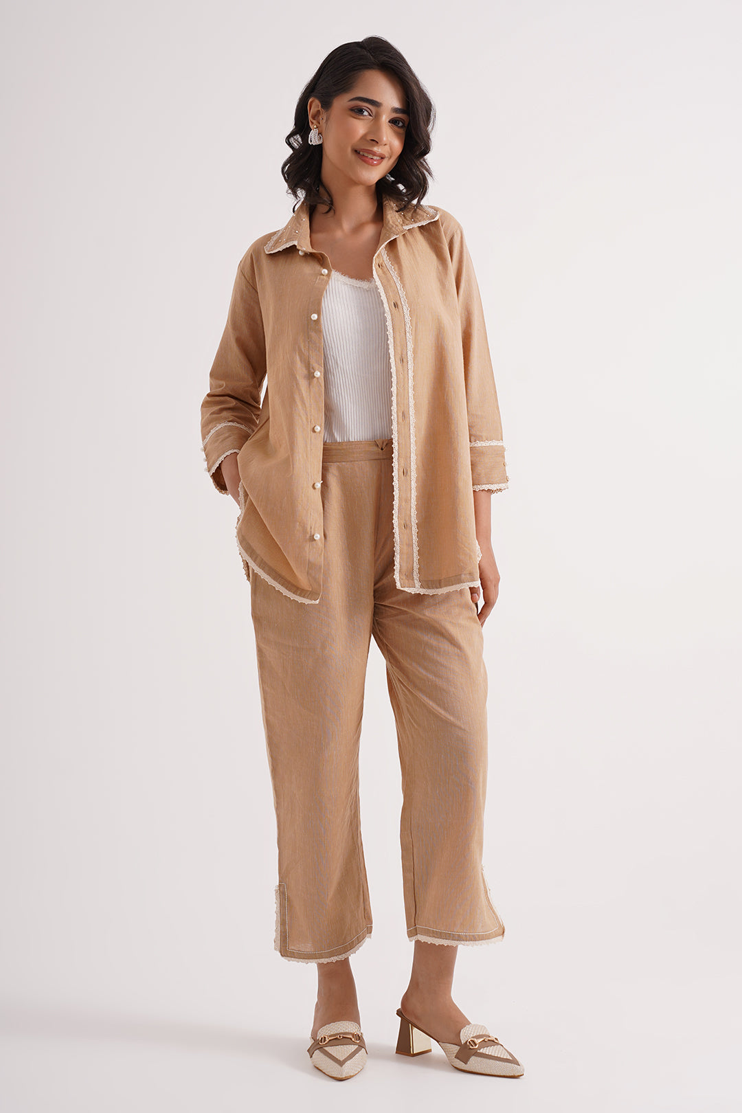 Caramel Cotton Co-ord Set