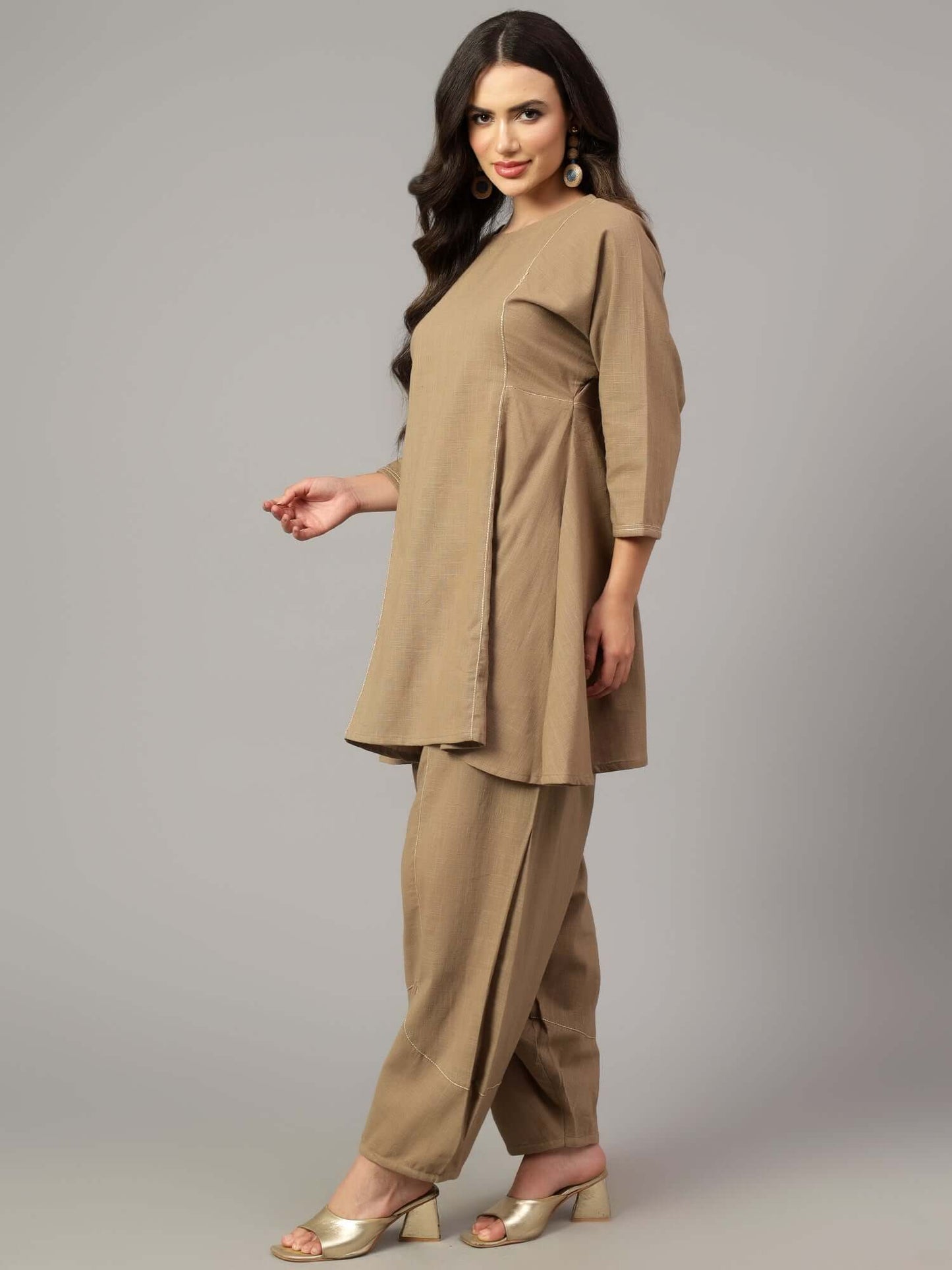 Khaki Ritzy Co-ord Set