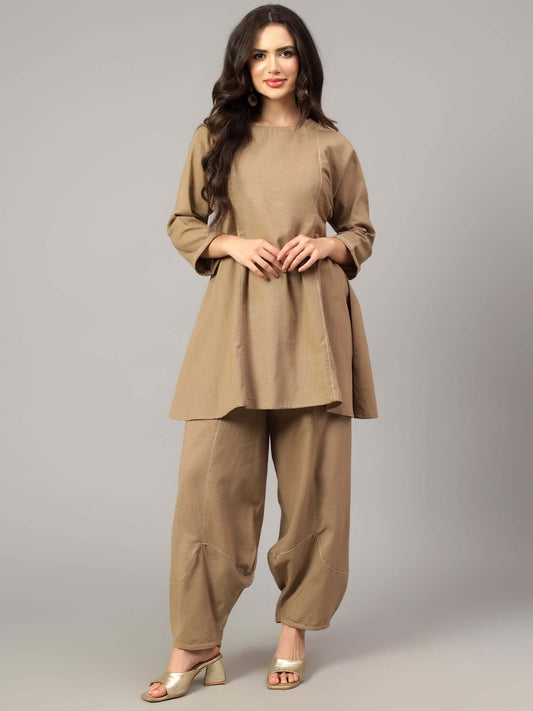 Khaki Ritzy Co-ord Set