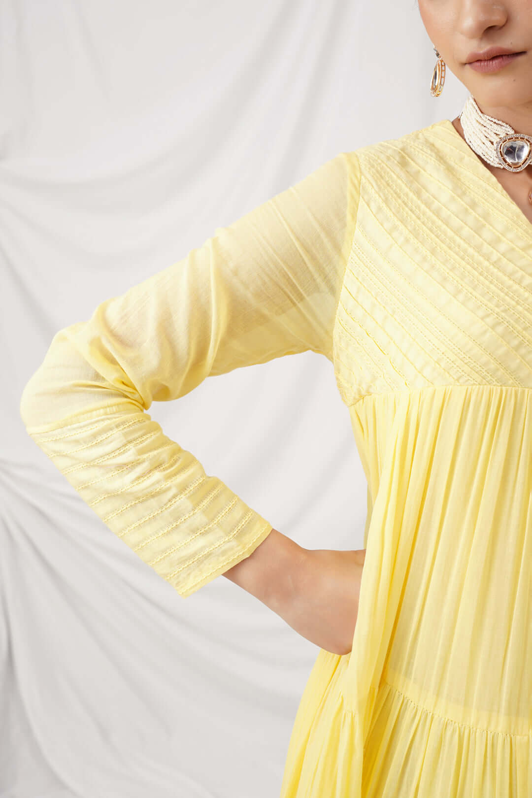 Sunflower Yellow Cotton Dress