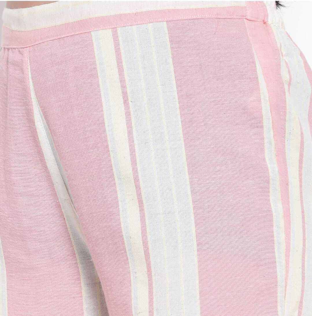 Breeze Pink Cotton Co-ord Set