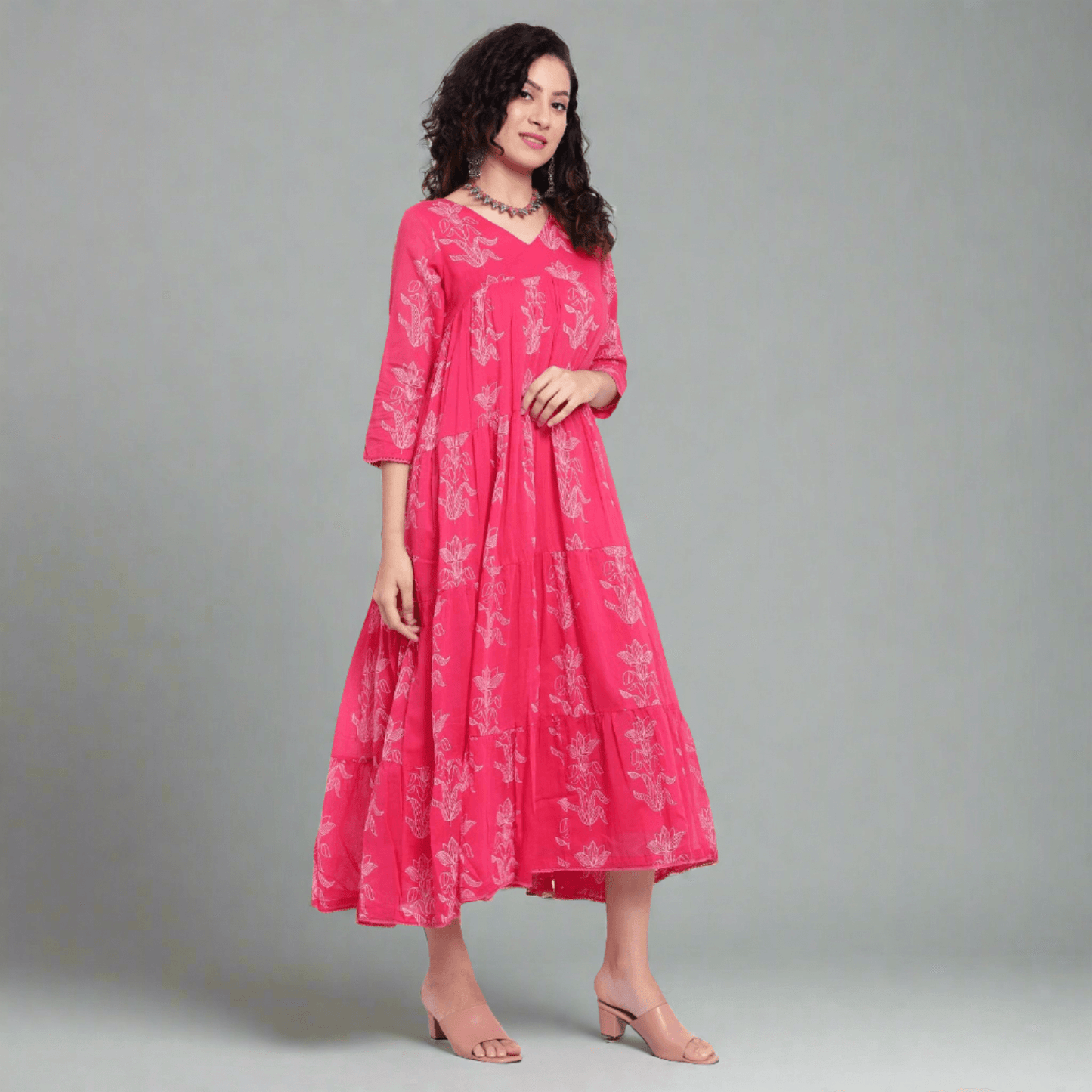 Fuchsia Mul Mul Dress