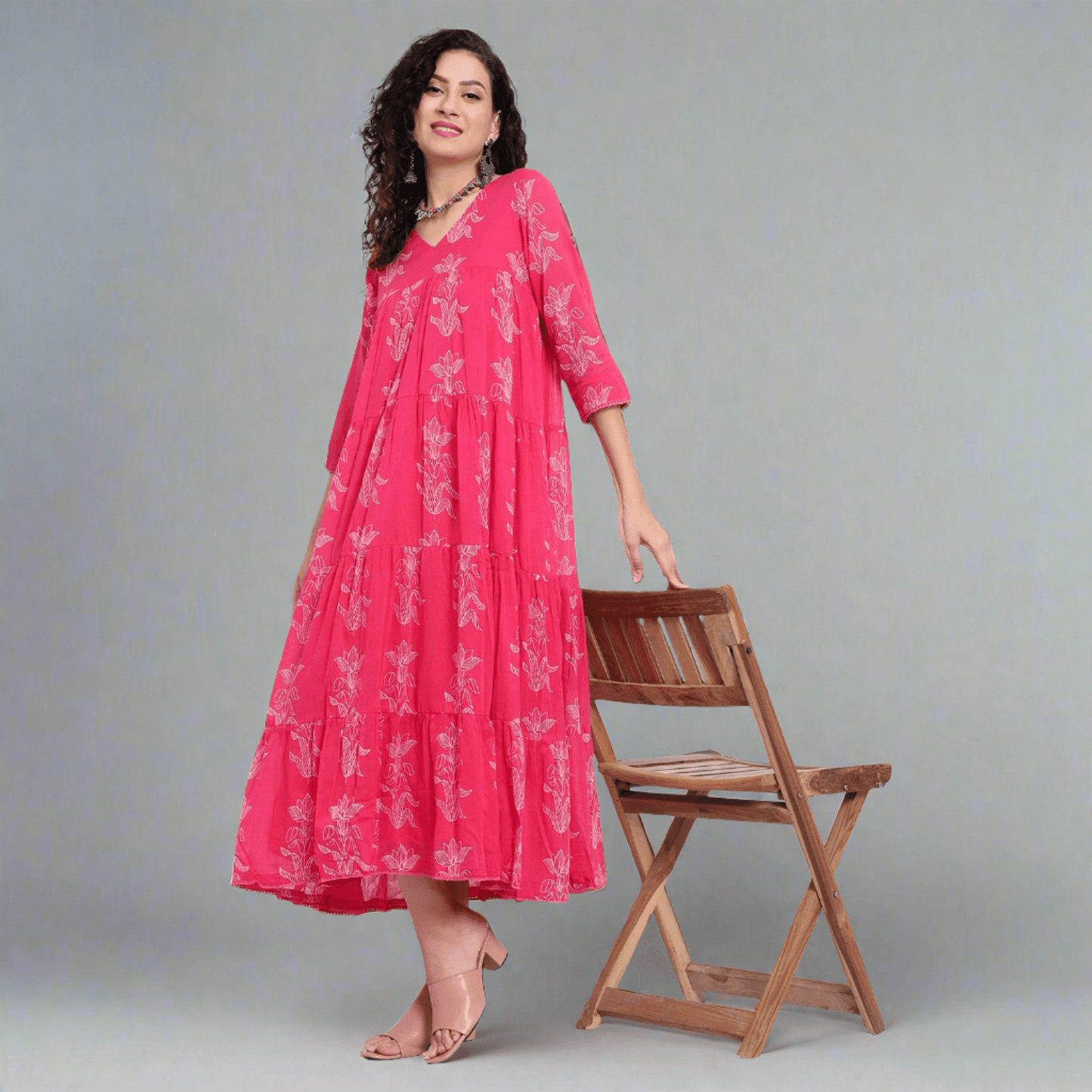 Fuchsia Mul Mul Dress