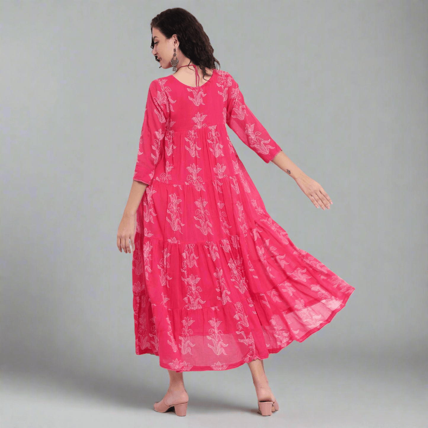 Fuchsia Mul Mul Dress